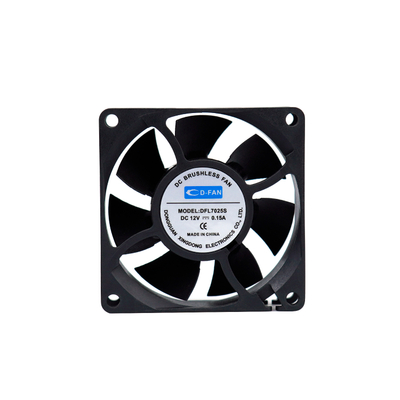 12V Dc Brushless Cooling Mini 70Mm Temperature Control Fan