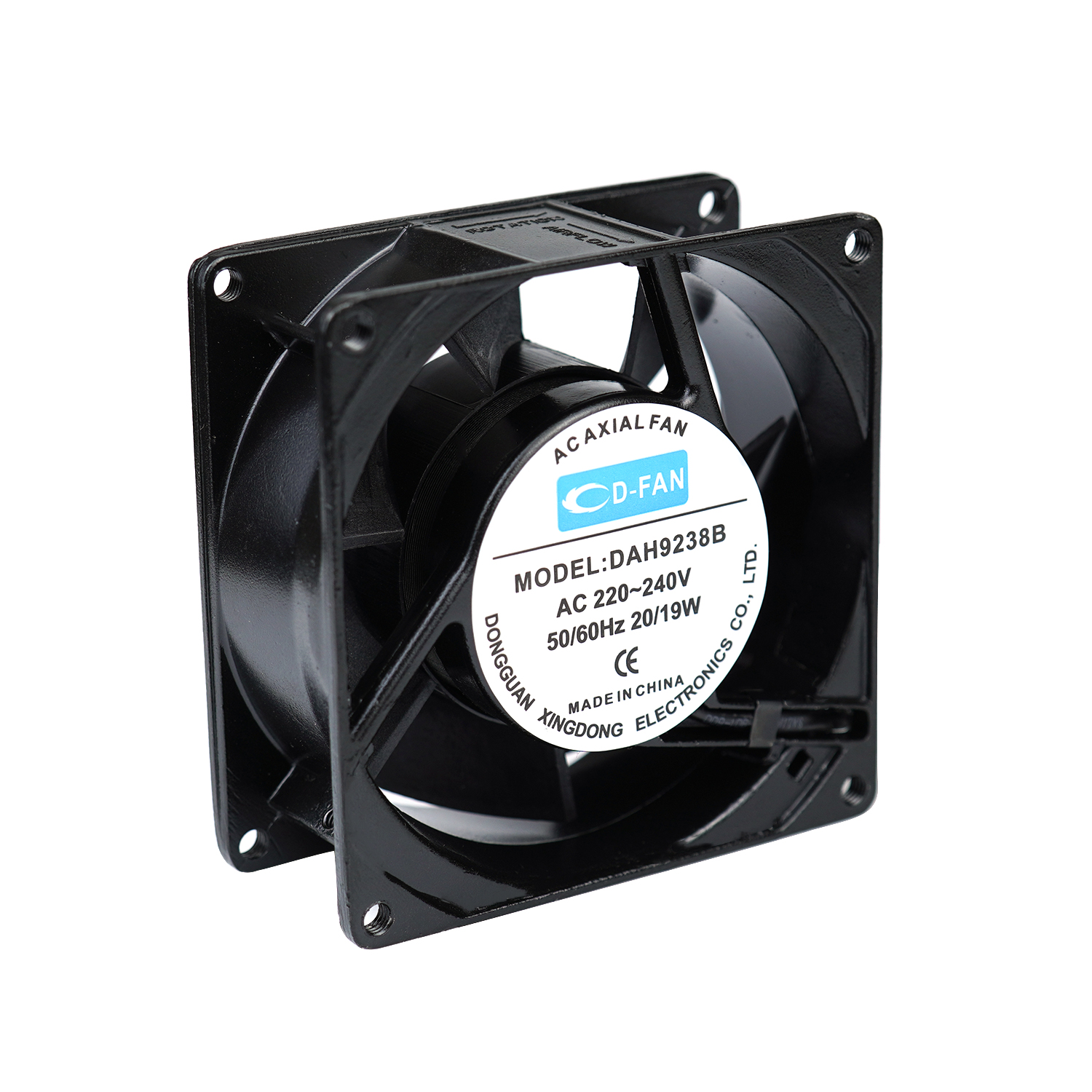 92x92x38mm 92mm ball bearing industrial ac axial fan 