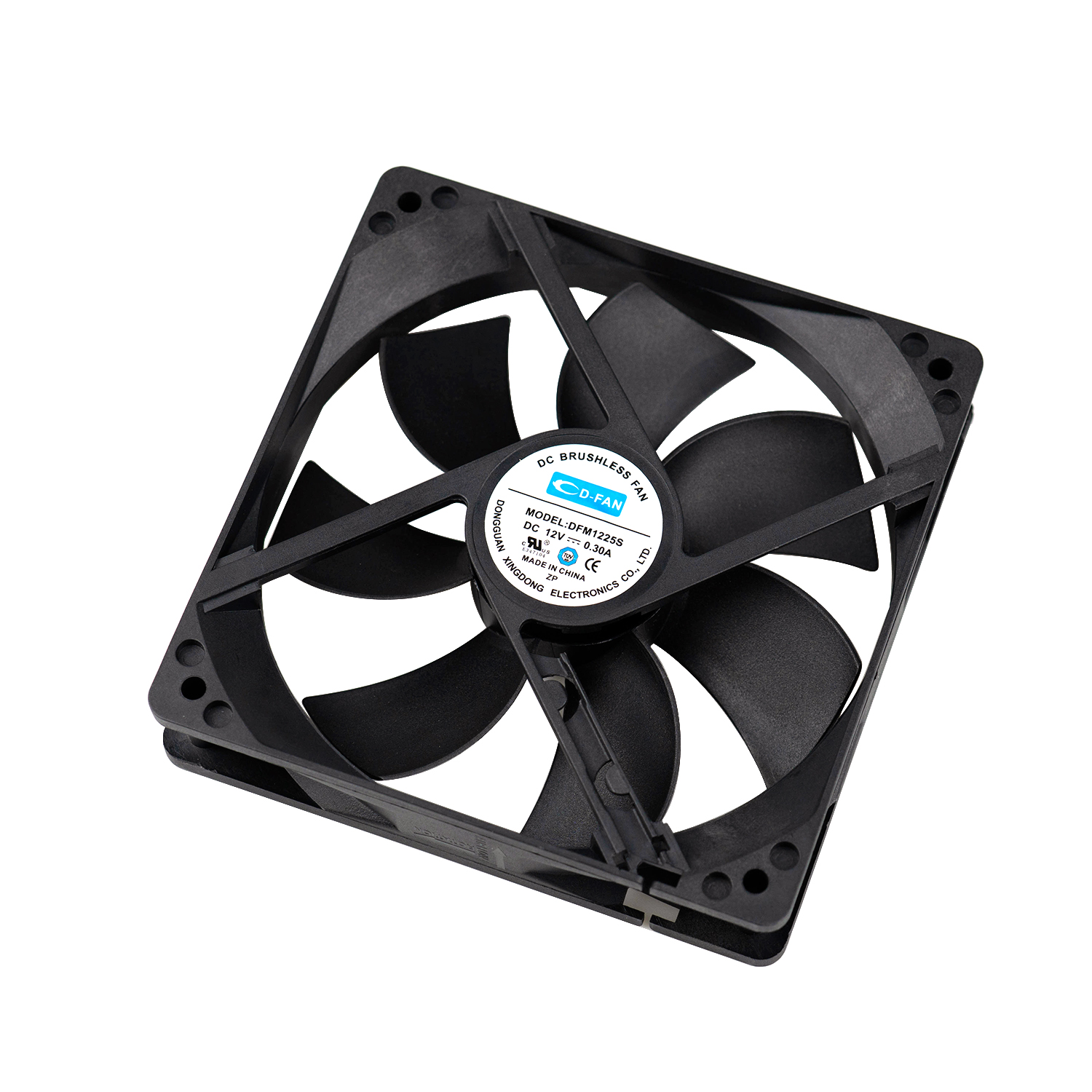 12volt fans cooler 120mm high air volume chassis cooling fan server workstation high-speed mini cooling fan